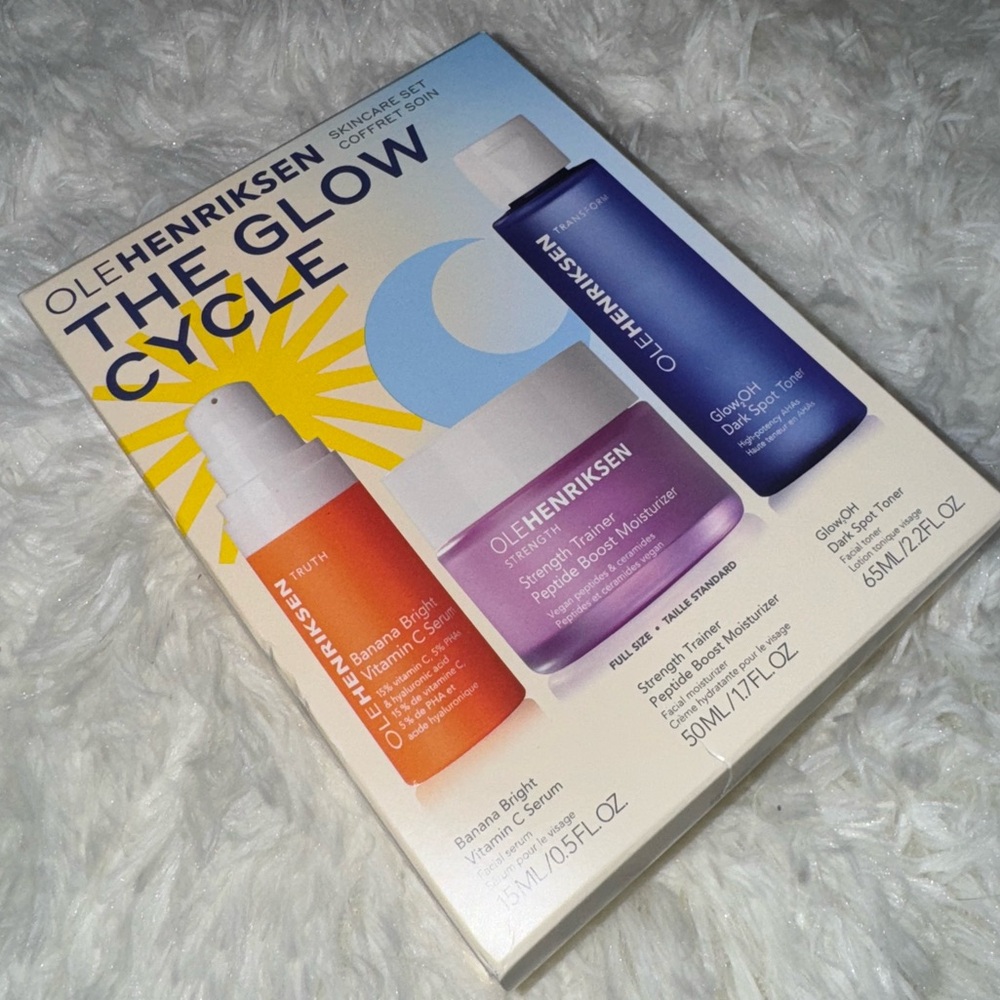 FINAL PRICE NWB Ole Henriksen The Glow Cycle Skincare Set